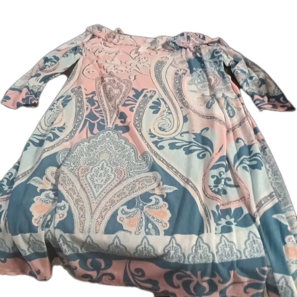honeyme dress pastel pink/Blue Pockets Aline Easter Cottage Core - Picture 5 of 5